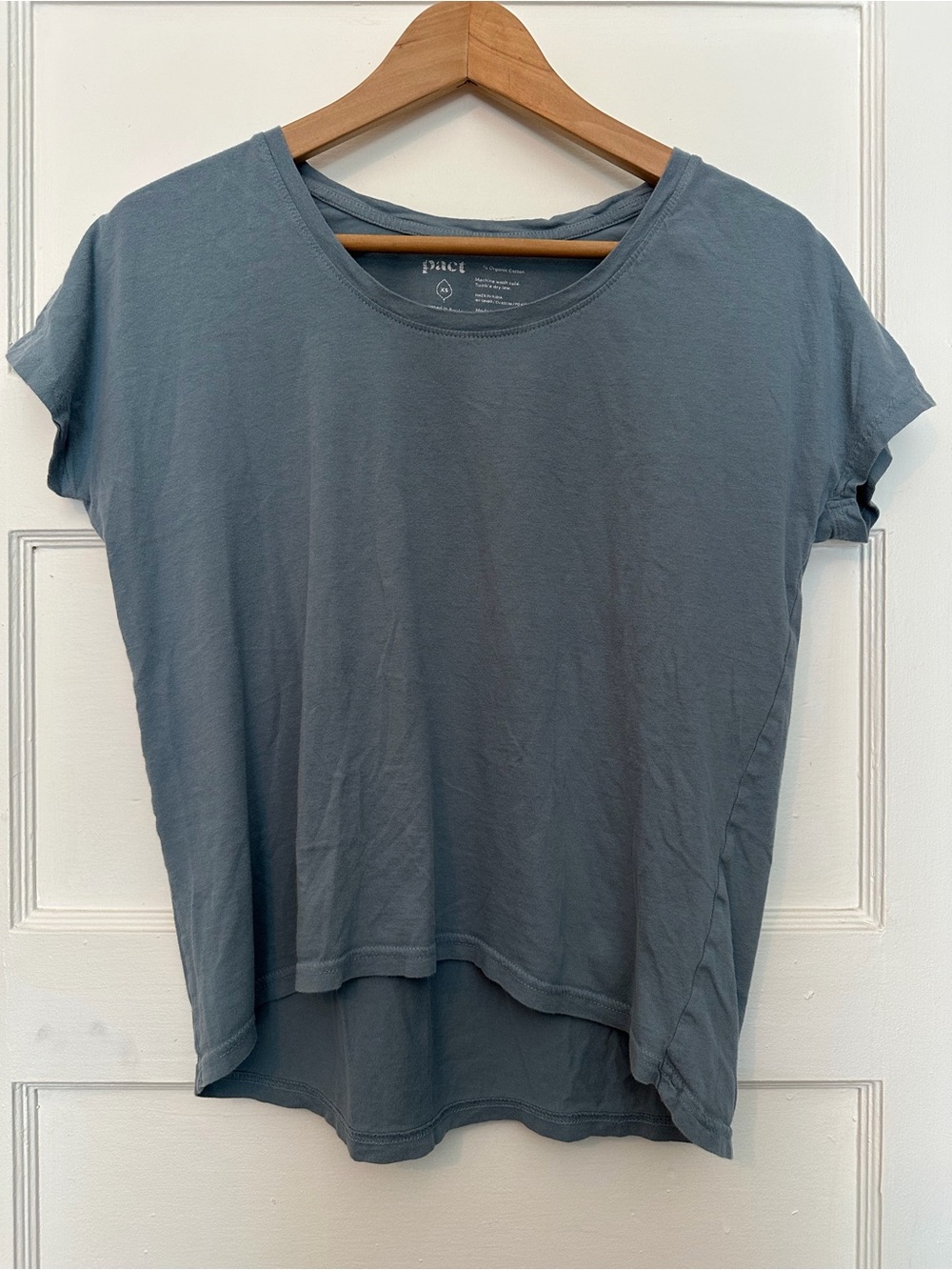 PACT 100% Organic Cotton Blue T-shirt